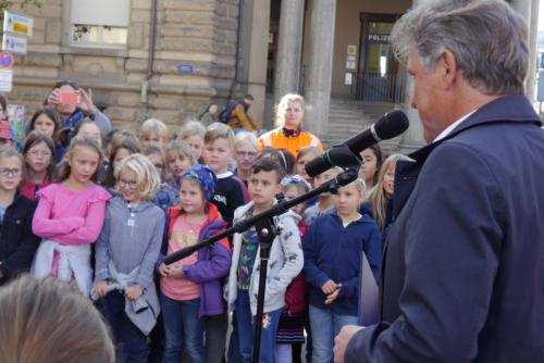 Oberbürgermeister Dr. Frank Mentrup am Weltkindertag